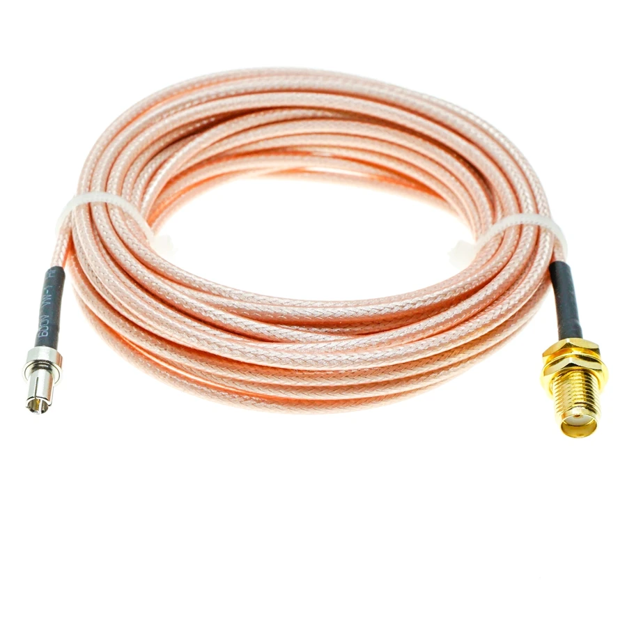 

RG316 Cable SMA Female Nut Bulkhead To TS9 Male Plug RF Extension Jumper Pigtail