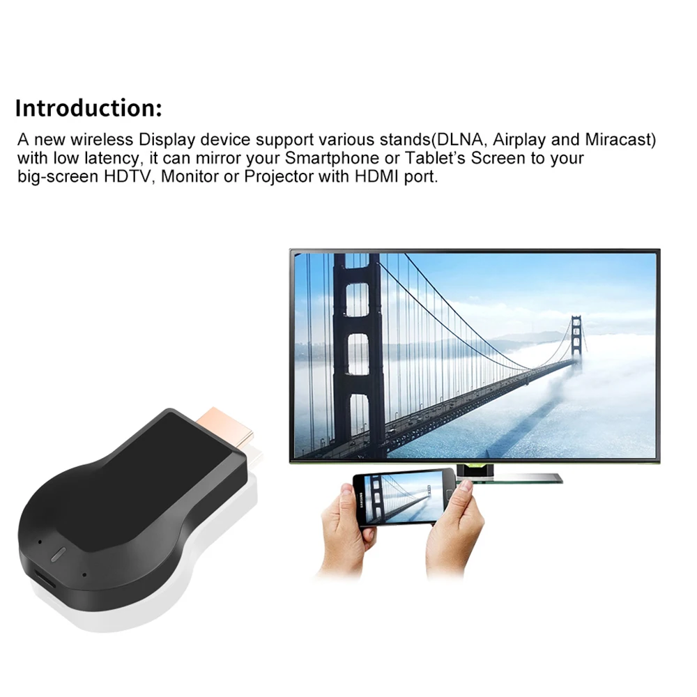 ТВ-флешка M2 M4 M9 Plus HD 1080P Wi-Fi совместимая с HDMI | Электроника