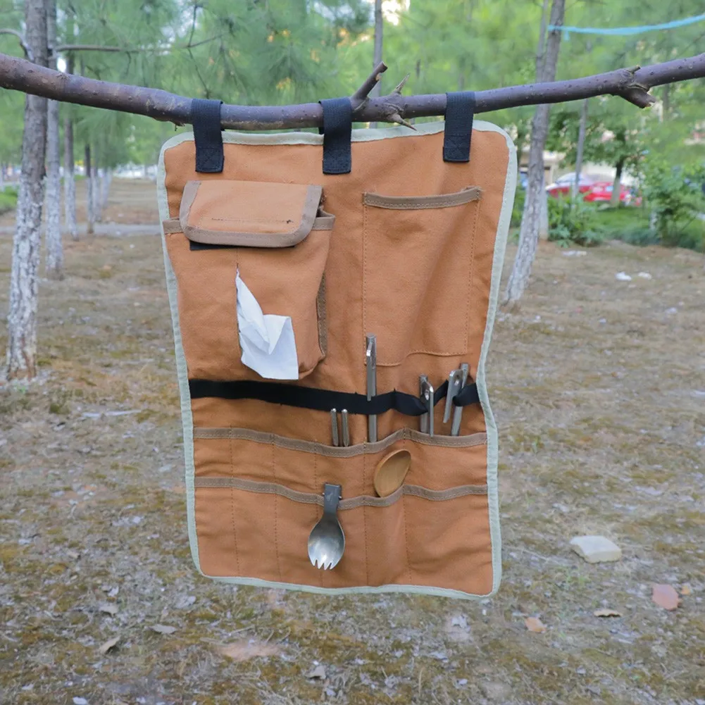 

Cookware Tableware Storage Bag Hanging Holder Storage Tableware Tissue