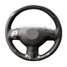 Черный кожаный чехол из углеродного волокна для Mitsubishi Lancer EX 10 Lancer X Outlander ASX Colt Pajero Sport