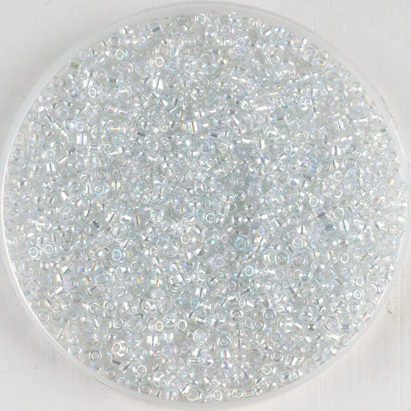 Прозрачные белые хрустальные бусины россыпью 2 мм 1000 шт. для изготовления