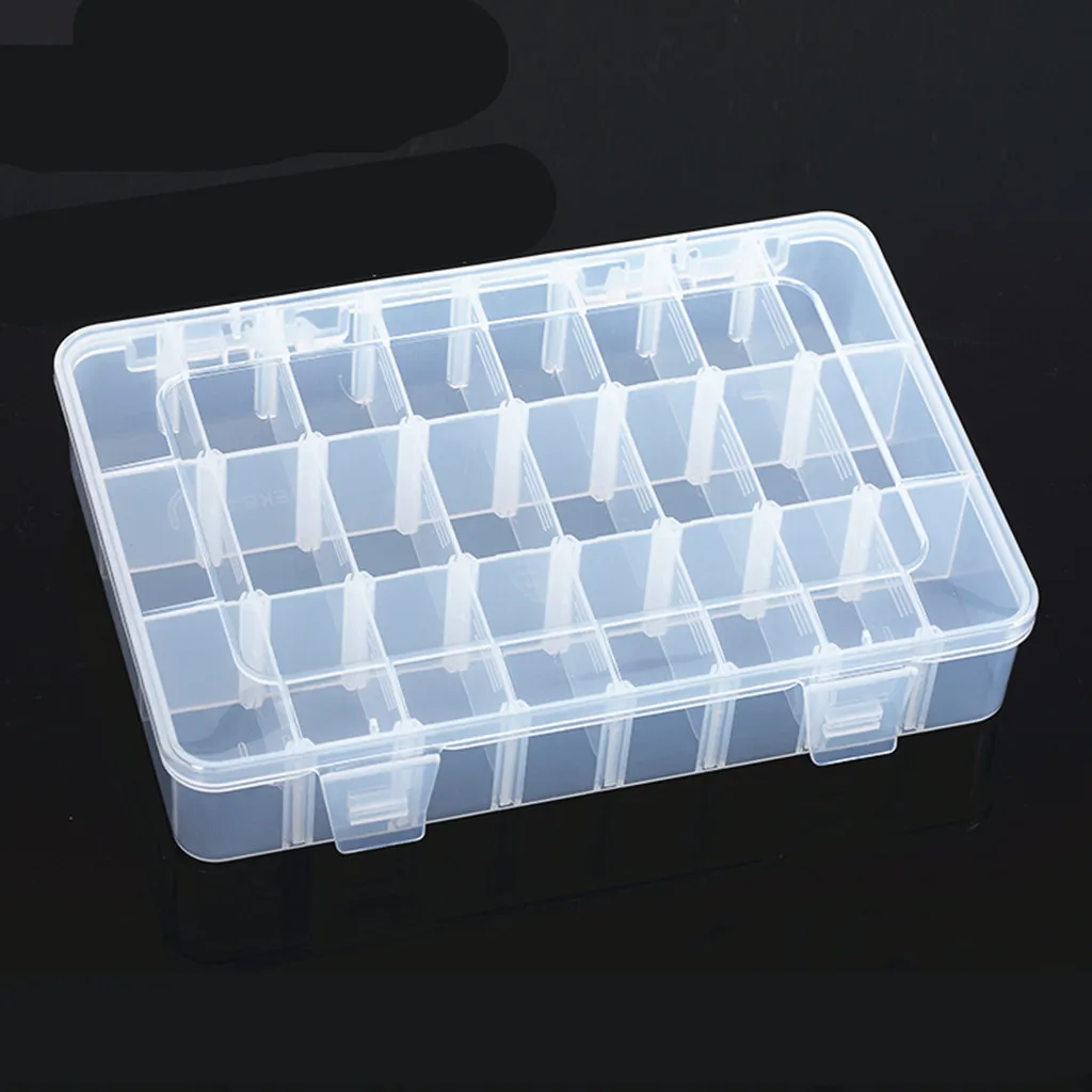 Клеммы из прозрачной проволоки обжимные ювелирные изделия съемный ящик для