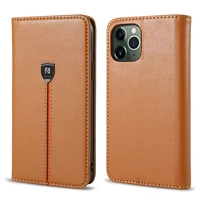 for iphone 11 flip case classic iron logo leather phone case wallet stand business smart bag cover for apple iphone 11 pro max