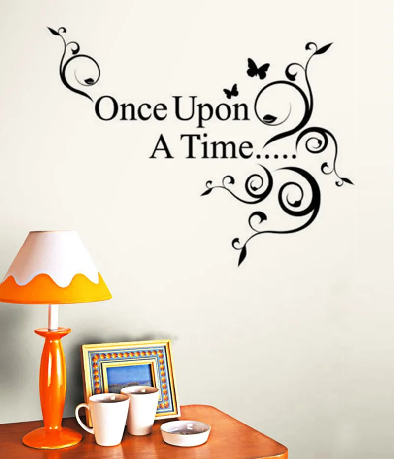 Домашний декор Once Upon A Time настенная наклейка для спальни виниловая роспись