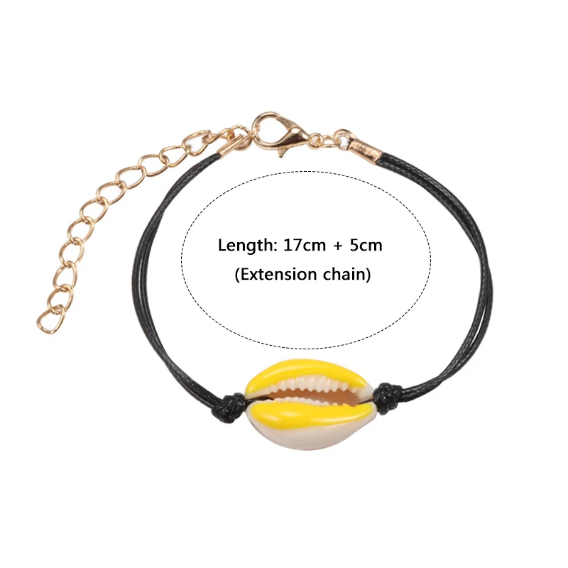 Красочные браслеты в виде раковины Cowrie богемные подвески для женщин и девушек