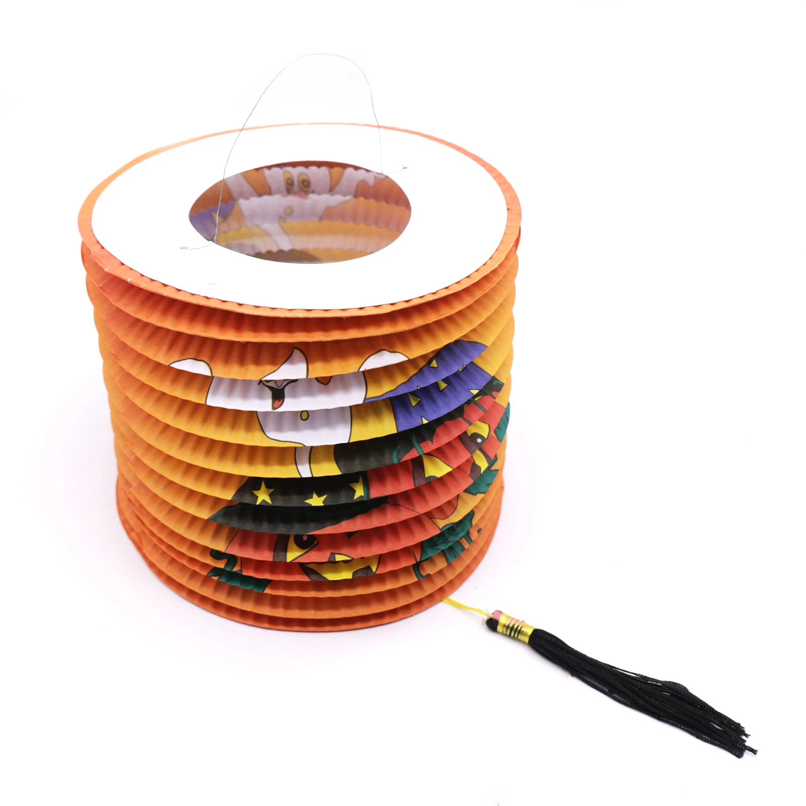 Китайский бумажный фонарь на Хэллоуин череп скелет летучая мышь тыква ведьма с