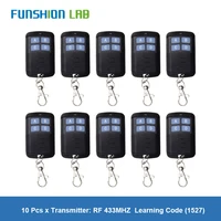 funshion 433mhz 4 ch button ev1527 remote control switch rf transmitter wireless controllor remoto for smart home garage opener