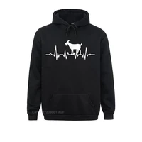 camisa goat heartbeat funny goat lover graphic oversized hoodie mens sweatshirts faddish valentine day hoodies hoods