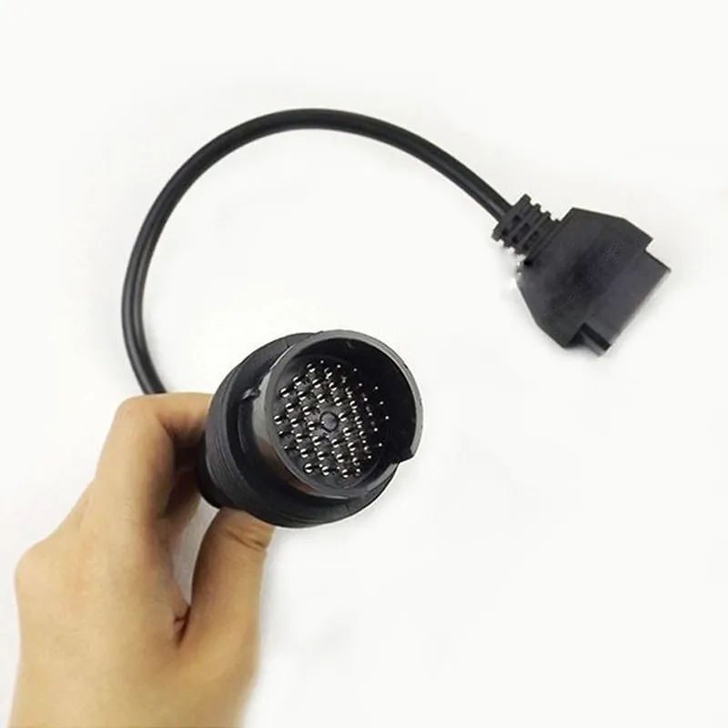 Лучшая цена диагностический адаптер для IVECO 38PIN to OBD OBD2 16Pin femalе грузовиков