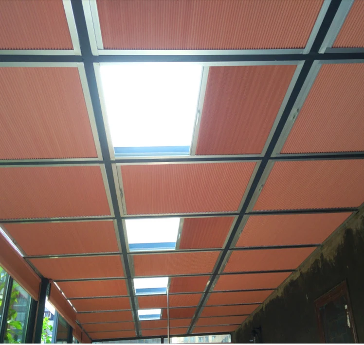 Бесплатная доставка сотовые шторы skylight с ручкой для оконных жалюзи | Дом и сад