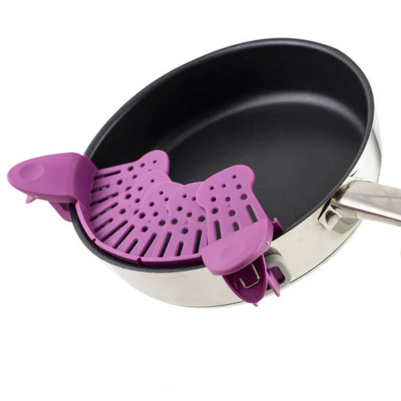 

Plastic Pot Funnel Strainers Water Filters Rice Accessories Handle Type Fruit Vegetable Wash Colander Kitchen Gadgets