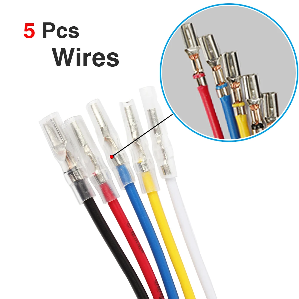 5 pcs 2.8 wires 16 мм металлический кнопочный переключатель кнопка включения Водонепроницаемый на плоской подошве круглая кнопка Светодиодный светильник с встроенной функцией спуска затвора само-кнопка сброса 1NO1NC 6V 12V - Цвет: 5 pcs 2.8 wires
