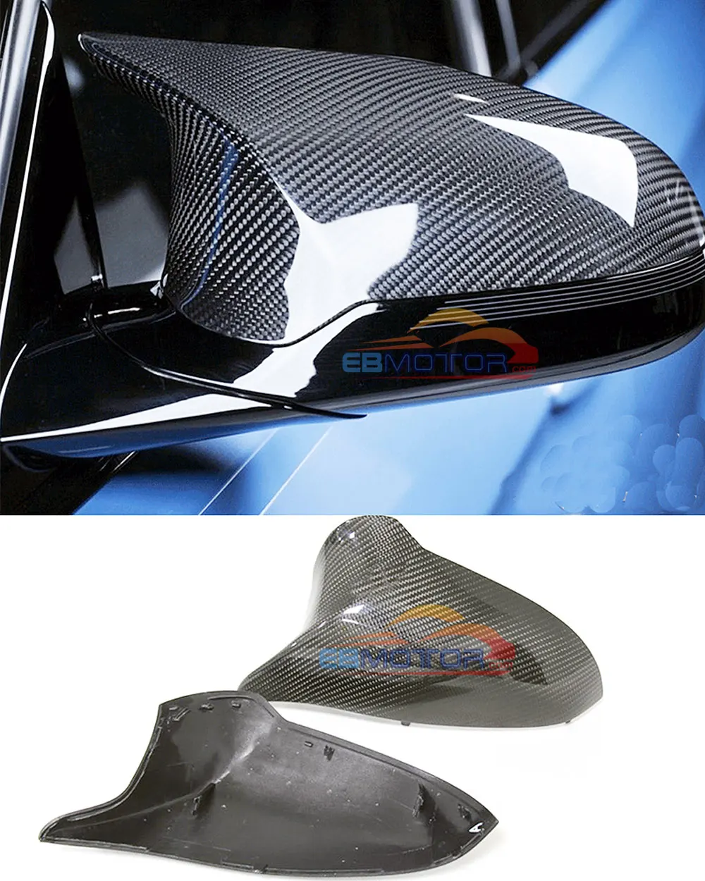 

Колпачки для зеркал заднего вида из углеродного волокна, модель 4 Серии F80 M3 F82 M4 B455