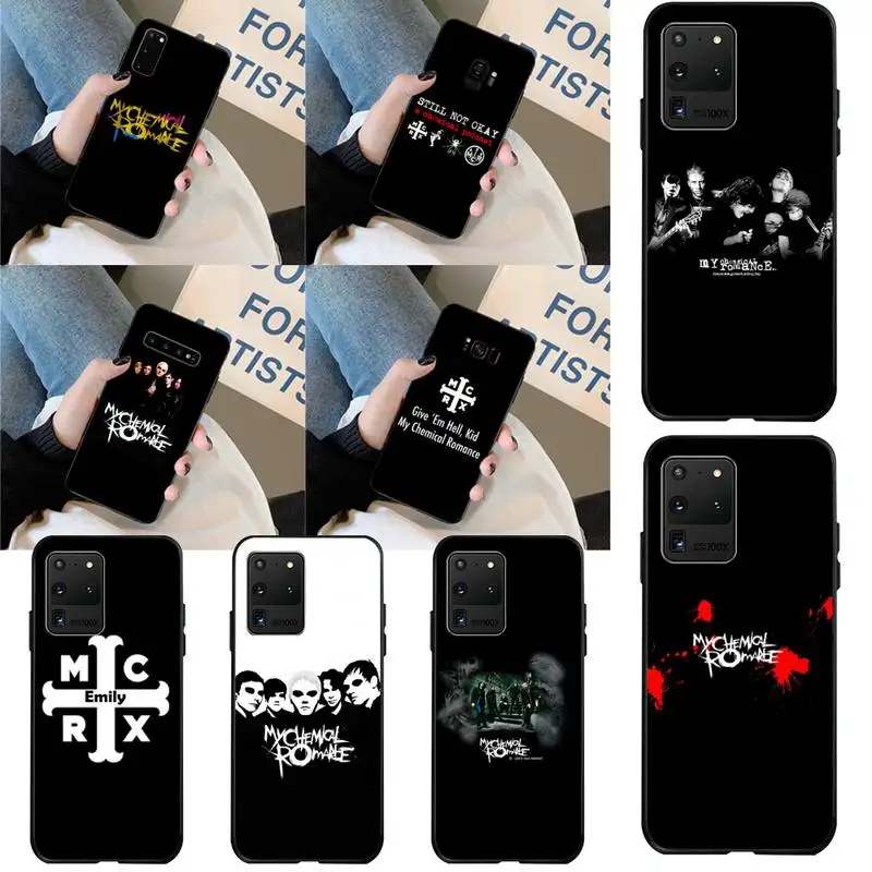 HPCHCJHM My Chemical Romance Bling Cute Phone Case для Samsung S20 plus Ultra S6 S7 edge S8 S9 S10 5G|Бамперы| |