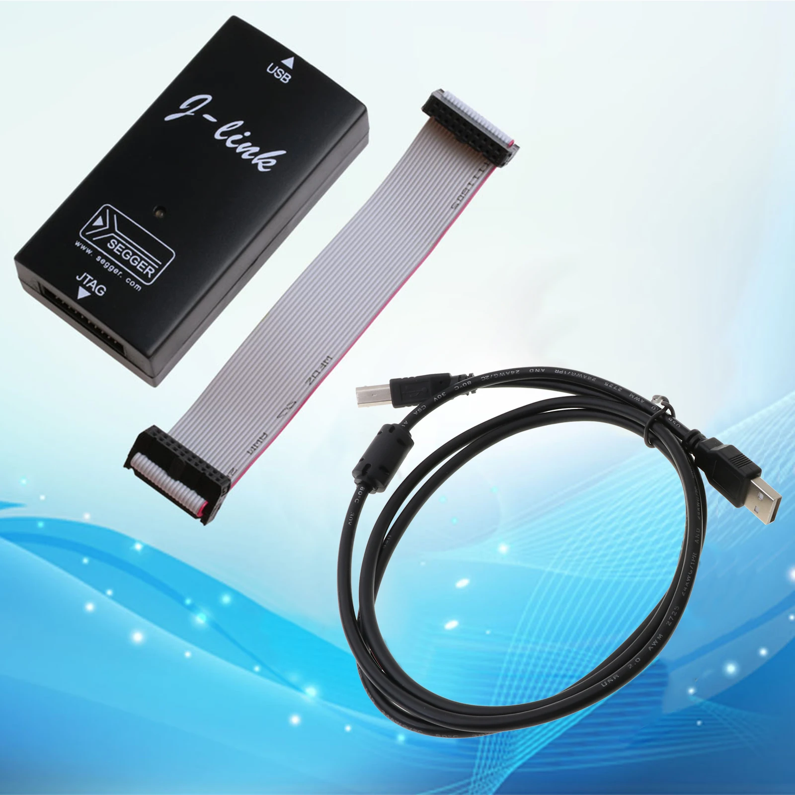 

1Pc High Speed J-Link JLink V8 USB JTAG Emulator Debugger J-Link V8 Emulator