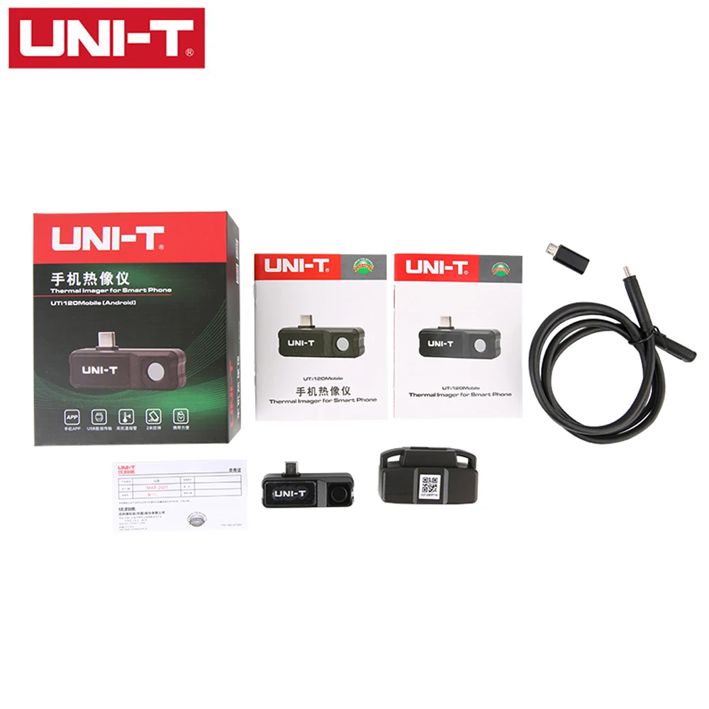 uni t uti120 mobile thermal imager for android type c for phone thermal camera digital thermometer temperature sensor 20°c 400 free global ship