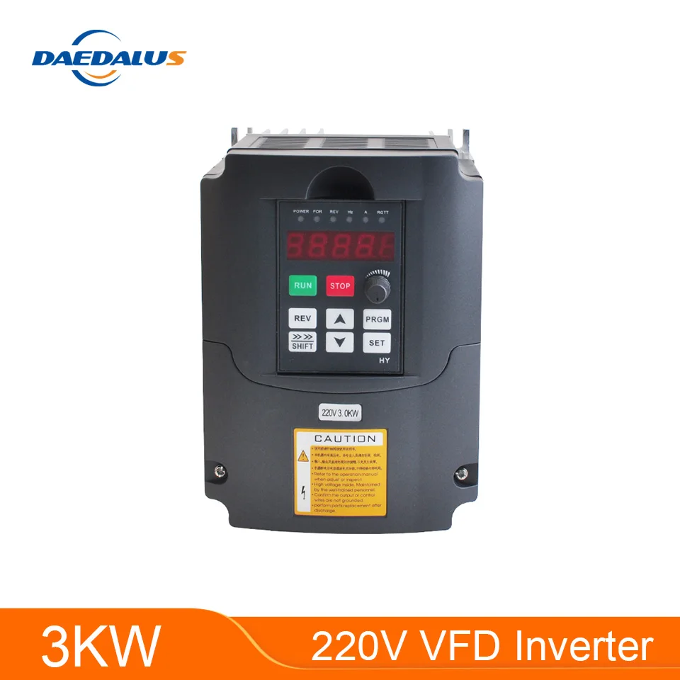 3KW 220V Variable Frequency Drive AC VFD Inverter Converter Controller For Spindle Motor Milling Tools | Обустройство дома