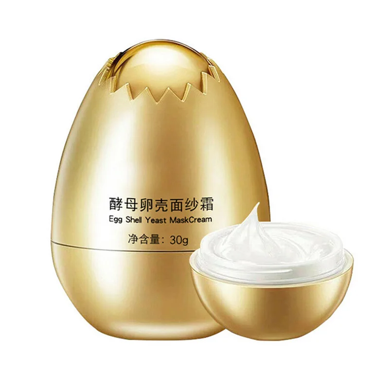 

Eggshell Yeast Mask Cream Peeling Cream Deep Moisturizing Anti-aging Wrinkle Moisturizing Cream Skin Face Skin Care Tools 30g