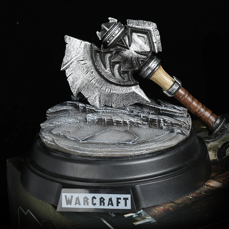 1/6 18 см Вау топор Дуротан Ogrim Doomhammer Stormwind солдата человека экшн фигурка игрушки