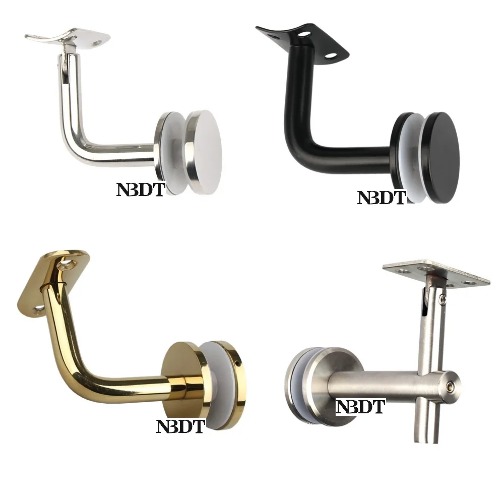 2 шт. стеклянная опора из нержавеющей стали 304 L титановая розовая матовая черная