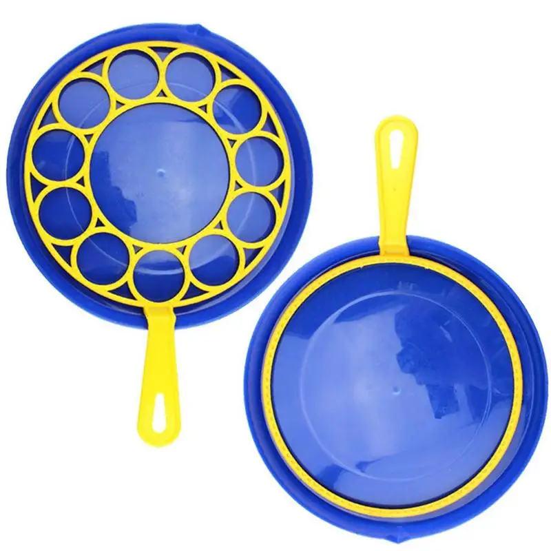 Круглая тарелка машина для выдувания пузырей игрушка игр на свежем воздухе