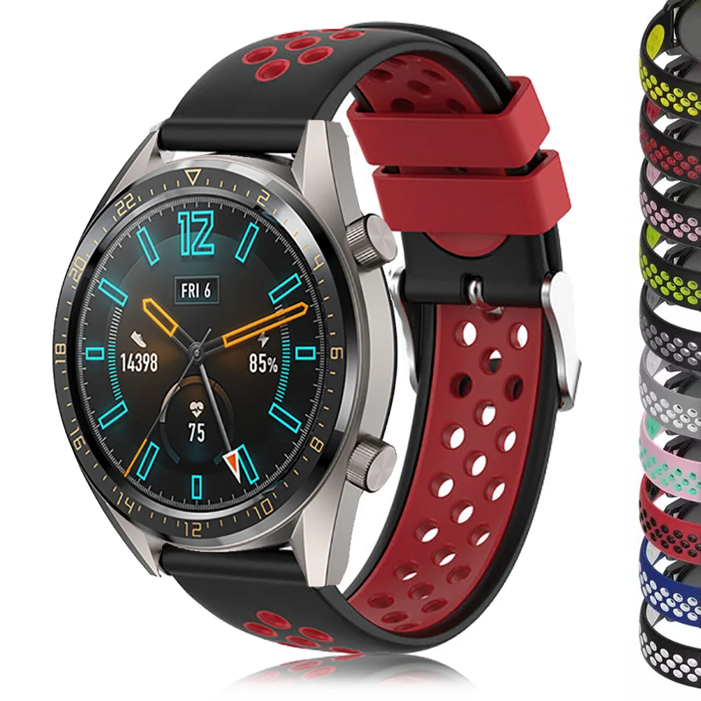 22 мм ремешок для часов Huawei Watch GT2 GT 2 42 46 сменный Браслет Honor Magic reshock часов|Ремешки