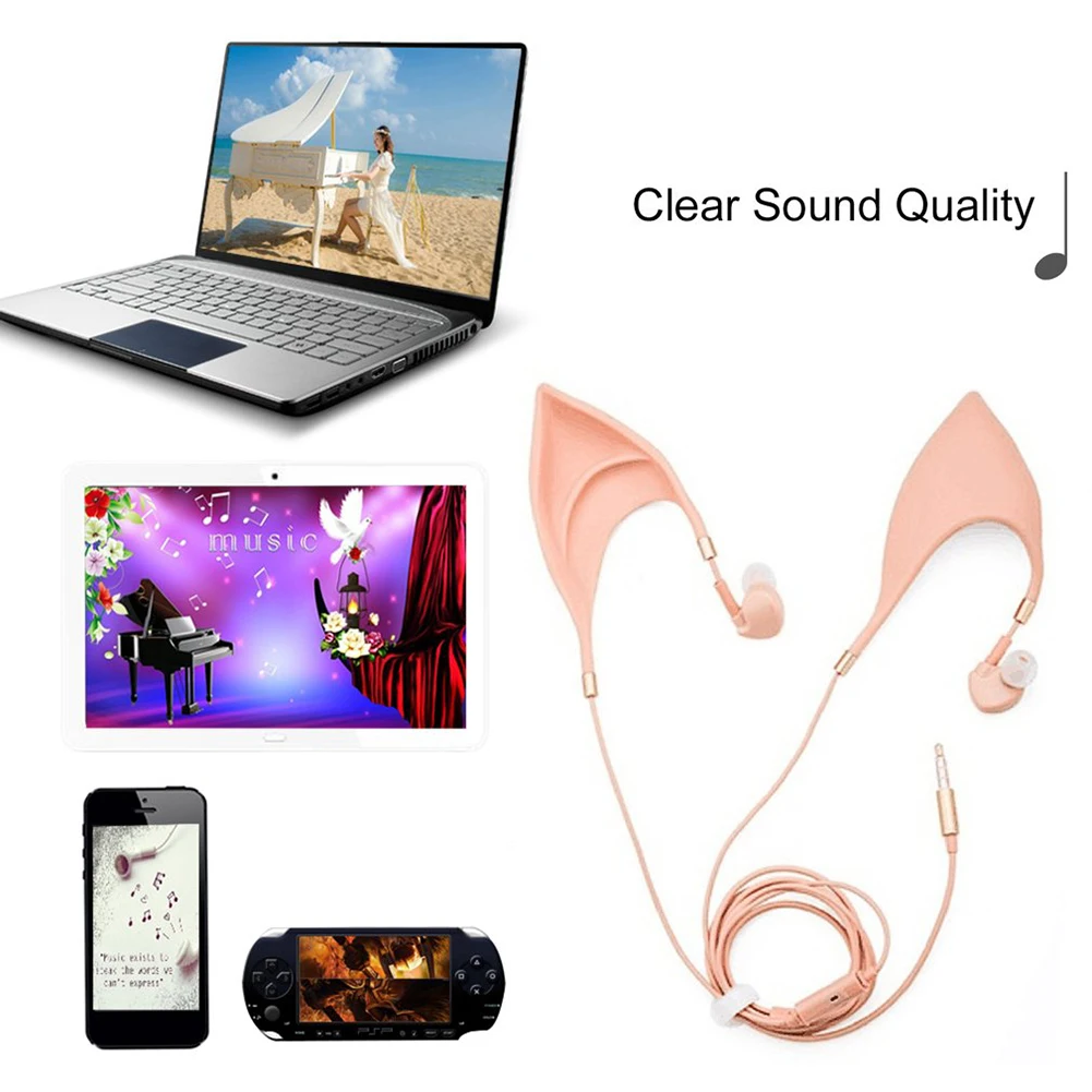 3 5 мм косплей Эльф в форме уха наушники дух Фея девочка подарок новинка |