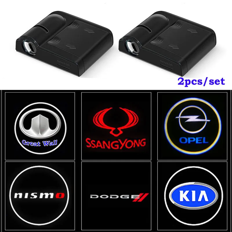 Беспроводной светодиодный проектор для дверей автомобиля VW Opel TOYOTA Ford Hyundai Renault Alfa