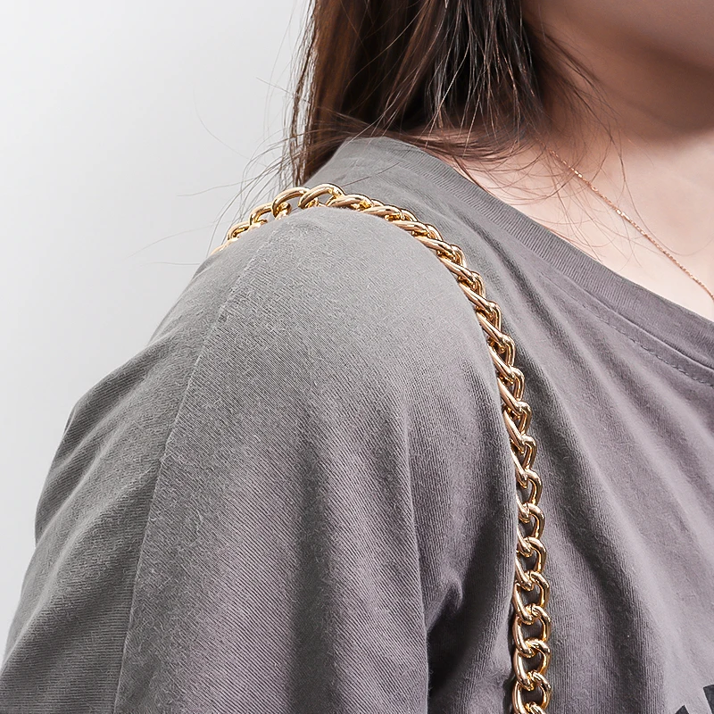 Золотистый сменный ремешок для сумок Kc длиной 40 60 80 100 см цепочка кошелька через