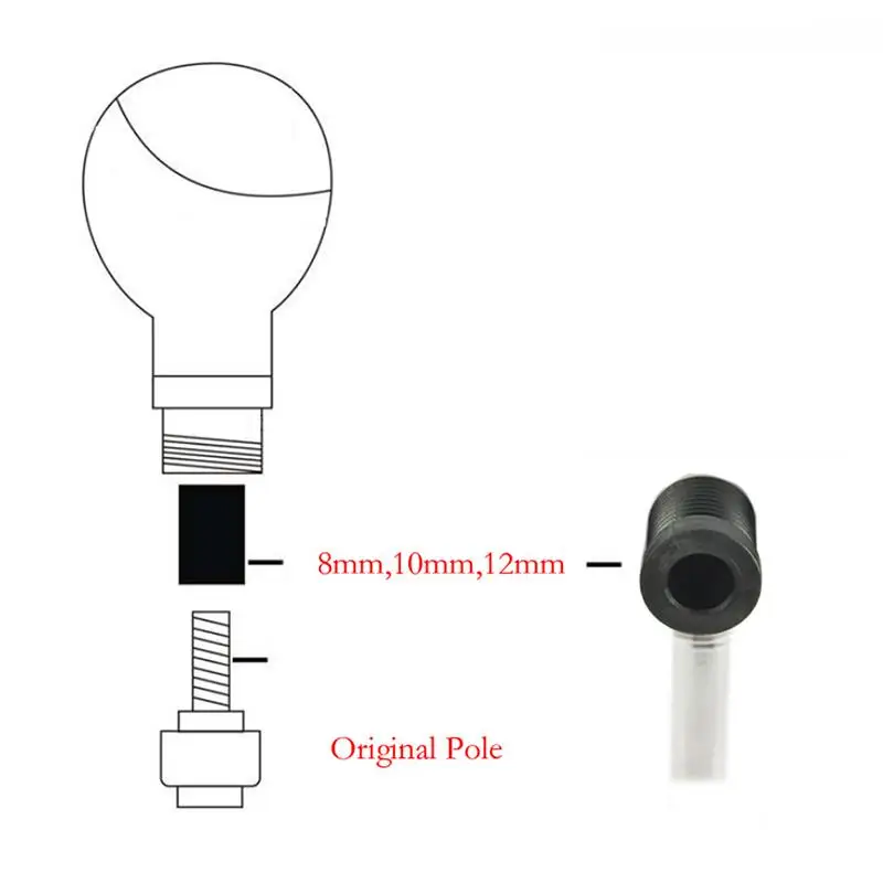 Универсальная алюминиевая гоночная 6 скоростная Автомобильная рукоятка для