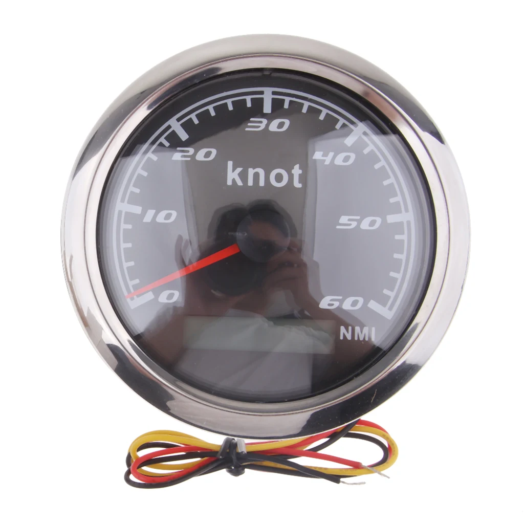Водонепроницаемый GPS хромированный спидометр одометр для лодок 85 мм 60 дюймов |