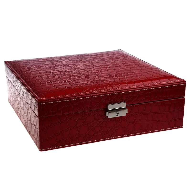 

Woman Lady Girls Actress Portable Travel Jewelry Organizer Earring/Ring/Necklace/Watch Etc Cosmetic Storage Container Box Case R