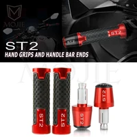 78 22mm handlebar grips end handle bar cap end plug for ducati st2 1998 2003 st 2 1999 2000 2001 2002 motorcycle hand grips