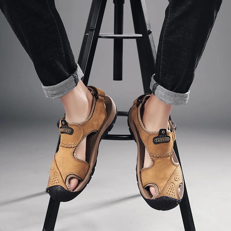 

Мужские летние босоножки Zomerschoenen, удобные сандалии, мужская повседневная обувь