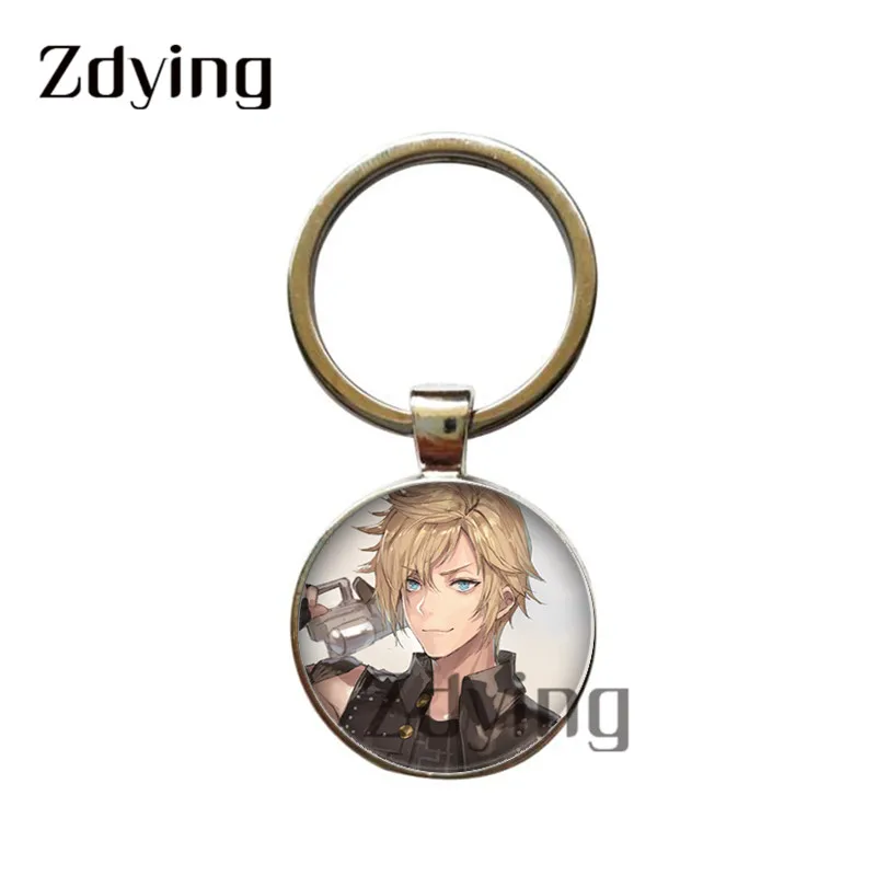 ZDYING модный брелок в форме ночной Луны и дерева стеклянный фотобрелок с кабошоном