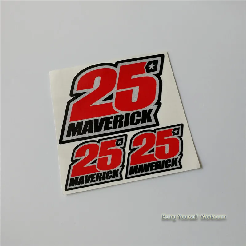 3 шт./лот спортивные наклейки 25 мвк Стикеры для мотоциклов виниловые шлема