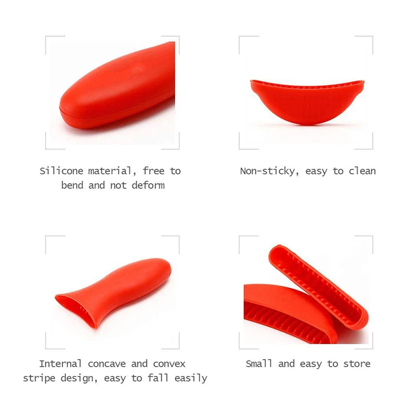 Силиконовые термозащитные Чехлы для ручек Нескользящие термоизоляционные