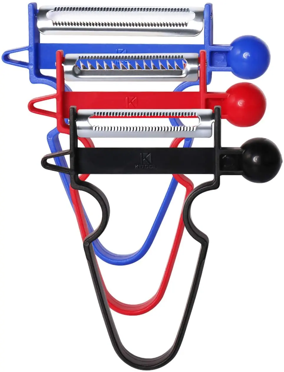 Новая Обновленная Овощечистка из 3 предметов овощерезка терка резак для лука