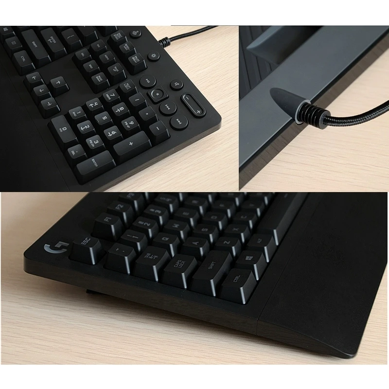 logitech g213 prodigy rgb gaming keyboard for laptop pc gaming overwatch pubg gamer keyboard like mechanical keyboard free global shipping