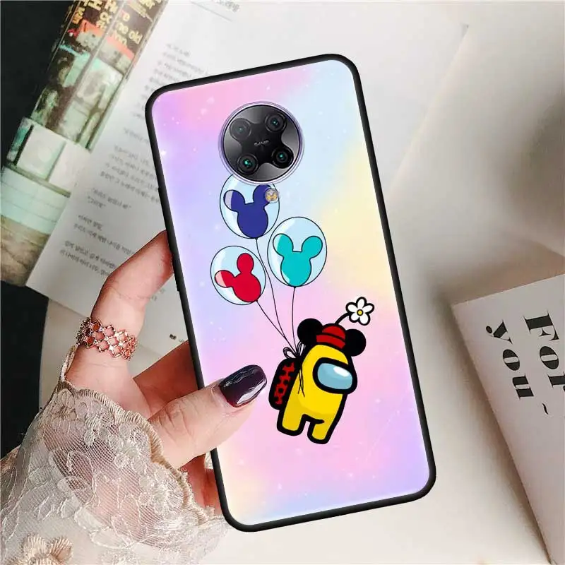 

Black Tpu Capa For Xiaomi Mi Note 10 9T Pro 5G Poco F2 X2 F1 CC9 9 SE A3 A2 Lite Fundas Soft Case Bags Coque New Among Us Game