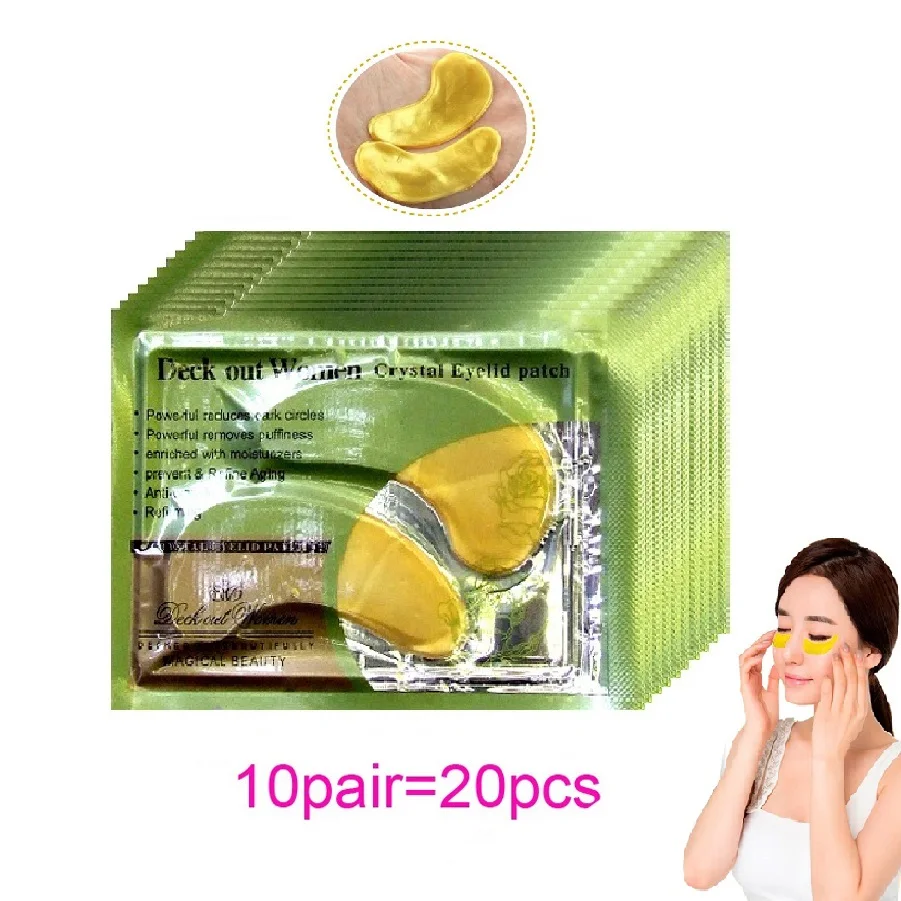 

20 шт./10 пар, коллагеновые маски для кожи вокруг глаз