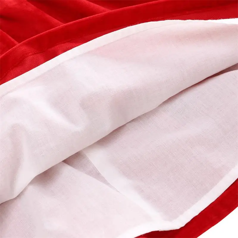 Женское кружевное платье с вышивкой Famuka красное бархатное принцессы для девочек