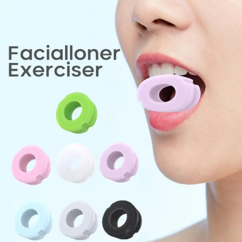 Silicone Face Fitness Ball mouth Muscle Exerciser chew ball Jaw Exercise Facial Toner Exerciser Masseter men facial n go
