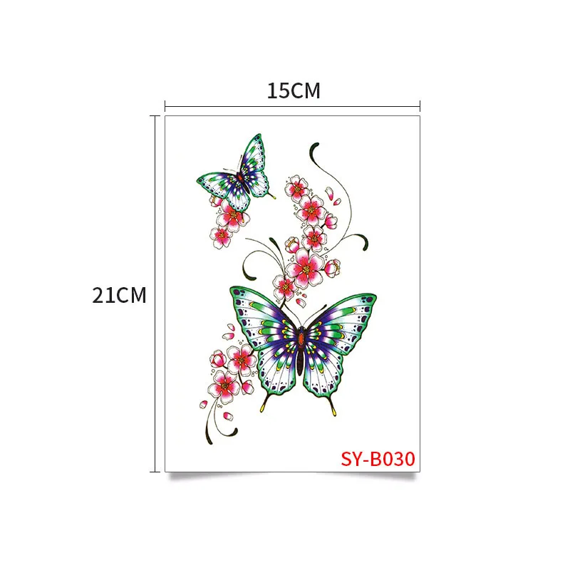 Временные водонепроницаемые милые геометрические татуировки для девочек с