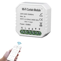 wifi rf smart curtain module switch for electric roller shutter motor wireless remote control work with for alexa google home
