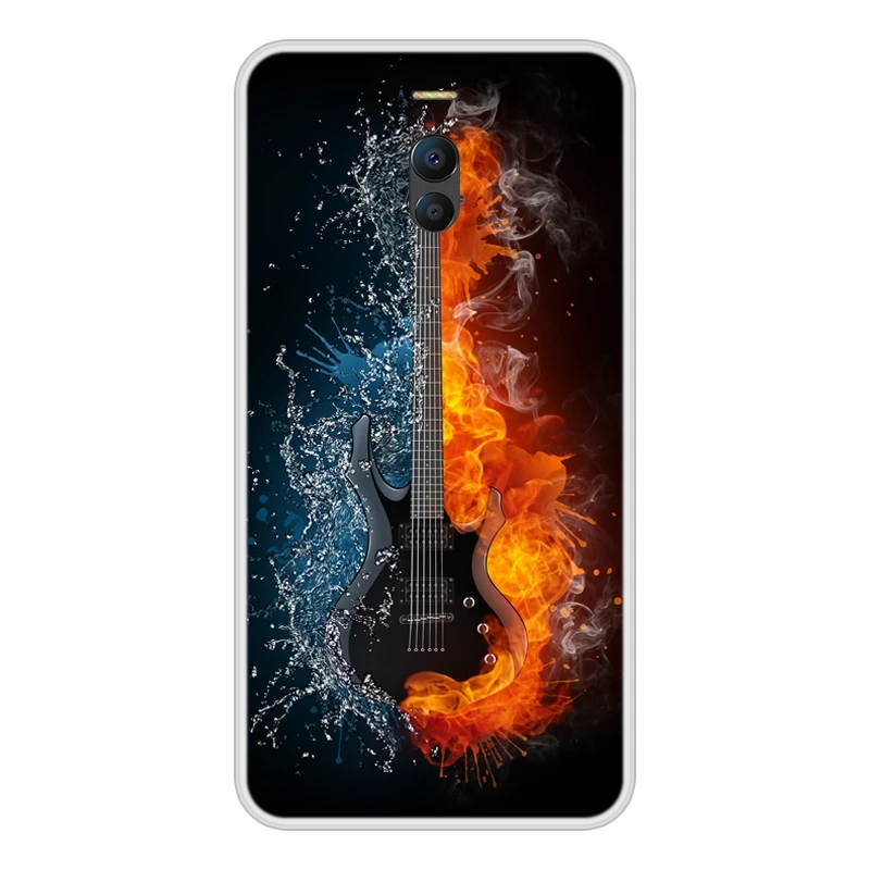 Чехол для Meizu M6 Note мягкий силиконовый чехол из ТПУ с цветочным рисунком чехлы