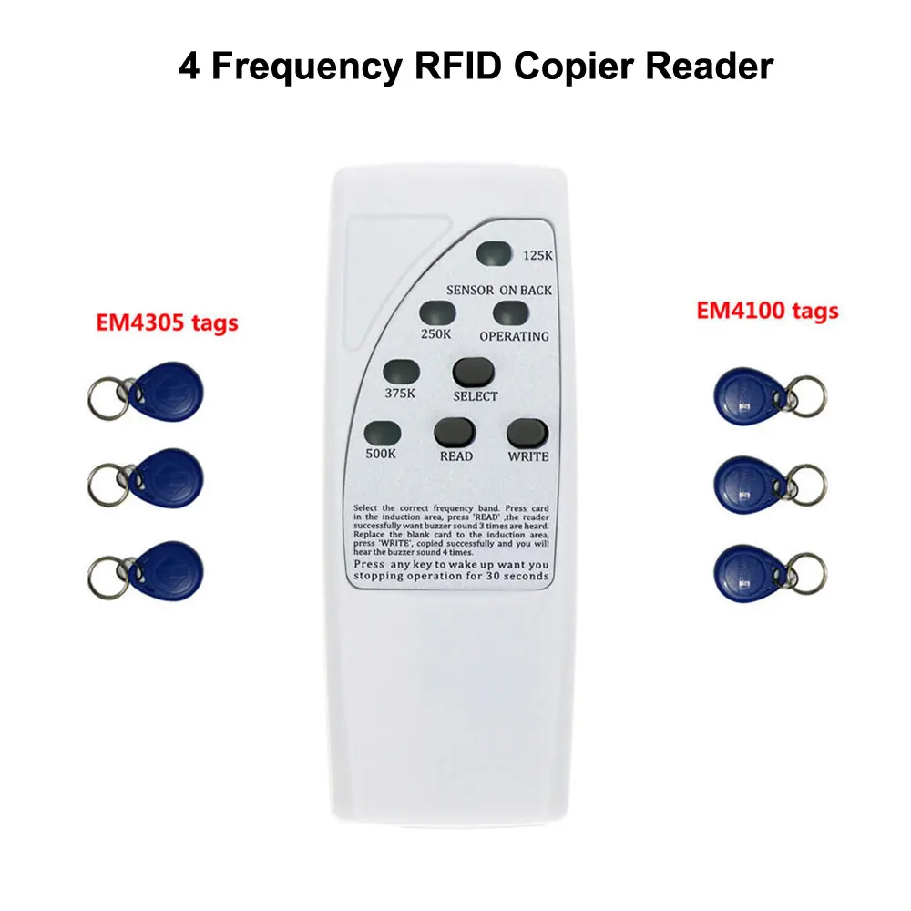 RFID копировальный аппарат считывающее записывающее программирующее устройство 3