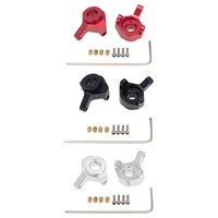 aluminum alloy steering knuckles upgrades parts accessories for 124 rc crawler car fits axial scx24 90081