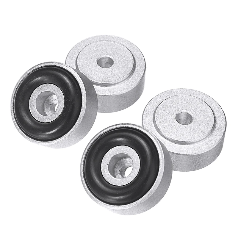

Mayitr 4pcs Aluminum Isolation Feet Pad Stand For DAC CD Turntable Radio Amplifier 20 x 8mm