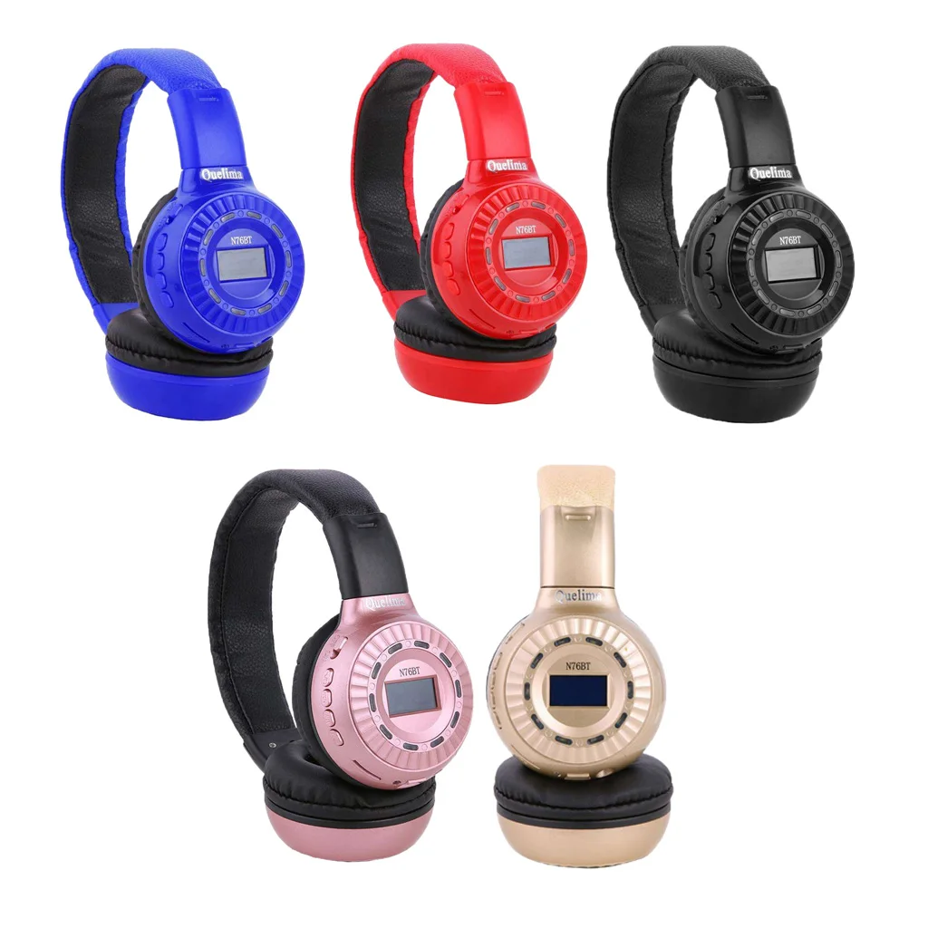 Цветные светодиодные Bluetooth наушники Беспроводная Hi Fi стерео гарнитура с